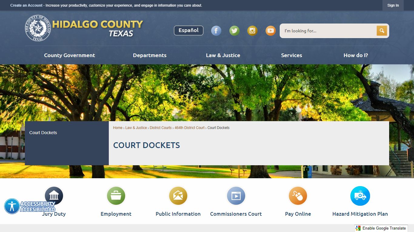 COURT DOCKETS | Hidalgo County, TX - Official Website